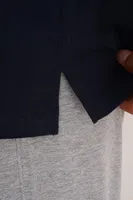 Erkek Düz Patlı Lacivert Pijama Takımı Çift Kaplan 8000 görsel 10