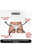 Erkek Esnek Gri Pamuklu Tanga Darkzone DZ-1201-03-S Görsel farklı açı