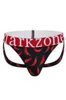 Erkek Fantezi Arkası Açık Acı Biber Desenli Jockstrap Darkzone DZ-1402-104-S Görsel