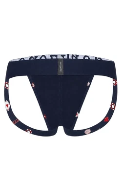 Erkek Fantezi Arkası Açık Casino Desenli Jockstrap Darkzone DZ-1402-102-S - Alternatif Görünüm