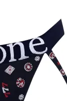 Erkek Fantezi Arkası Açık Casino Desenli Jockstrap Darkzone DZ-1402-102-S Görsel farklı açı