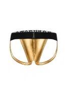 Erkek Fantezi Arkası Açık Gold Deri Jockstrap Darkzone DZ-1401-09-S Görsel görsel 5