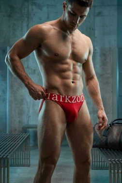 Erkek Fantezi Arkası Açık Kırmızı Pamuklu Jockstrap Darkzone DZ-1402-06-S - Alternatif Görünüm