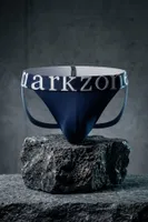 Erkek Fantezi Arkası Açık Lacivert Pamuklu Jockstrap Darkzone Görsel görsel 5
