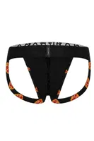 Erkek Fantezi Arkası Açık Pizza Desenli Jockstrap Darkzone DZ-1402-103-S Görsel detay görünüm