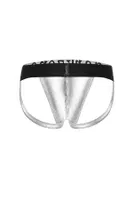 Erkek Fantezi Arkası Açık Silver Deri Jockstrap Darkzone DZ-1401-03-S Görsel görsel 5