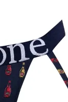 Erkek Fantezi Arkası Açık Şişe Desenli Jockstrap Darkzone DZ-1402-101-S Görsel farklı açı
