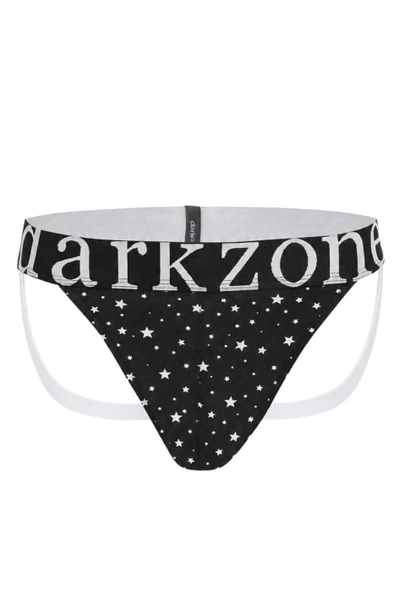 Erkek Fantezi Arkası Açık Yıldız Desenli Jockstrap Darkzone DZ-1402-106-S