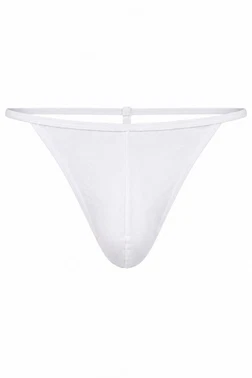 Erkek Fantezi Beyaz Pamuklu String Darkzone DZ-1301-02-S
