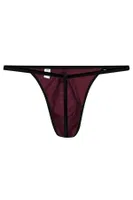 Erkek Fantezi Bordo Pamuklu String Tanga Darkzone DZ-1301-12-S Görsel görsel 6
