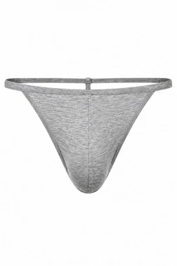Erkek Fantezi Gri Pamuklu String Darkzone DZ-1301-03-S