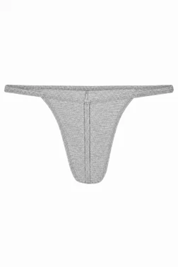 Erkek Fantezi Gri Pamuklu String Darkzone DZ-1301-03-S - Alternatif Görünüm