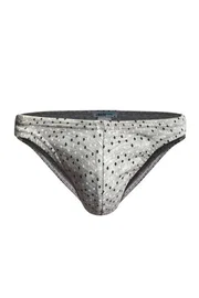 Darkzone Erkek Geometrik Desenli Gri Pamuklu Klasik Slip Külot Darkzone DZ-1104-106-S