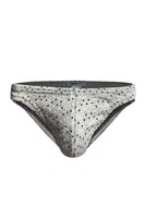Erkek Geometrik Desenli Gri Pamuklu Klasik Slip Külot Darkzone DZ-1104-106-S Görsel