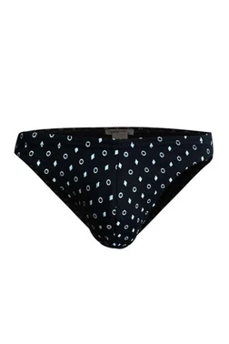 Darkzone Erkek Geometrik Desenli Lacivert Pamuklu Klasik Slip Külot Darkzone DZ-1104-107-S