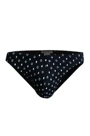 Darkzone Erkek Geometrik Desenli Lacivert Pamuklu Klasik Slip Külot Darkzone DZ-1104-107-S