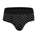 Erkek Geometrik Desenli Siyah Pamuklu Lastikli Slip Külot Darkzone DZ-1103-106-S Görsel
