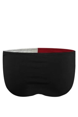 Erkek Gri Bordo Pamuklu Klasik Slip Külot Darkzone DZ-1104-127-S - Alternatif Görünüm