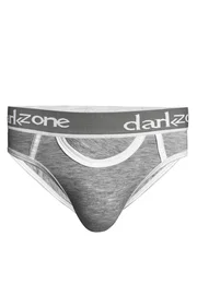 Darkzone Erkek Gri Önü Açık Slip Külot Darkzone DZ-1102-03-S