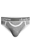 Erkek Gri Önü Açık Slip Külot Darkzone DZ-1102-03-S Görsel