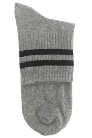 Erkek Gri Spor Çorap Darkzone DZCP0023