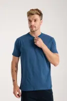 Erkek İndigo Düğmeli Yaka Kısa Kollu Pijama Takımı Akbeniz 6878 İndigo görsel 6