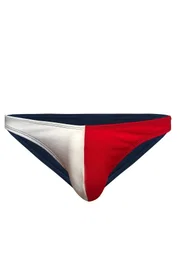 Erkek Kırmızı Beyaz Pamuklu Klasik Slip Külot Darkzone DZ-1104-124-S