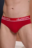 Erkek Kırmızı Pamuklu Lastikli Slip Külot Darkzone DZ-1103-06-M Görsel görsel 4