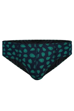Darkzone Erkek Kozalak Desenli Yeşil Pamuklu Klasik Slip Külot Darkzone DZ-1104-112-M