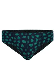 Darkzone Erkek Kozalak Desenli Yeşil Pamuklu Klasik Slip Külot Darkzone DZ-1104-112-M