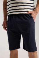 Erkek Krem Sıfır Yaka Kısa Kollu Şortlu Pijama Takımı Akbeniz 6880 Krem görsel 4