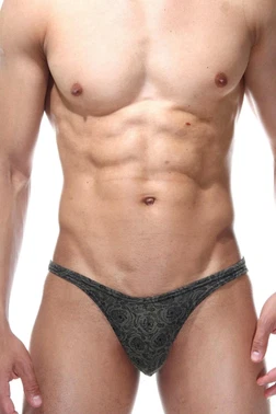 Darkzone Erkek Kurukafa Desenli Haki Pamuklu Klasik Slip Külot Darkzone DZ-1104-102-S