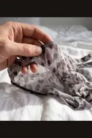 Erkek Leopar Desenli Transparan Tül Slip Külot Darkzone DZ-1108-102-S Görsel görsel 6