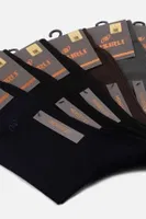 Erkek Merserize Kutulu 6 Çift Nakışlı Süper İnce Soket Çorap Mısırlı ESKT000053 farklı açı