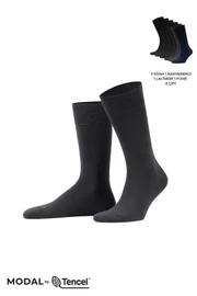 Erkek Modal Ergonomik Kutulu 6 Çift Soket Çorap Çok Renkli Mısırlı ESKT000022