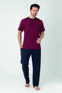 Erkek Modal Patlı Kısa Kol Pijama Confeo C940-028