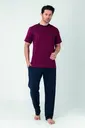 Erkek Modal Patlı Kısa Kol Pijama Confeo C940-028