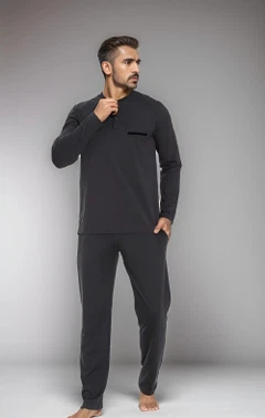 Erkek Modal Patlı Uzun Kol Pijama Confeo C940-027 - Alternatif Görünüm
