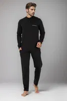 Erkek Modal Patlı Uzun Kol Pijama Confeo C940-027 Siyah görsel 4