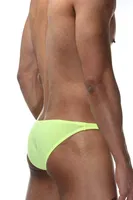 Erkek Neon Sarı Pamuklu Klasik Slip Külot DarkzoneDZ-1104-16-S Görsel detay görünüm