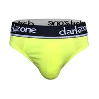 Erkek Neon Sarı Pamuklu Lastikli Slip Külot Darkzone DZ-1103-16-S