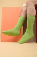 Erkek Organik Pamuklu Tekli Soket Çorap Mısırlı ESKT000009