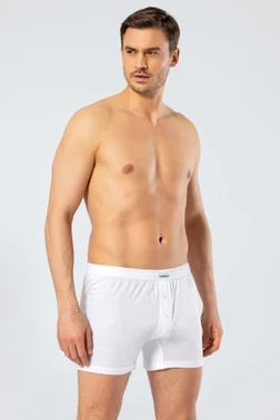 Erkek Pamuk Modal Boxer Cacharel 1204/Beyaz - Alternatif Görünüm