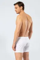 Erkek Pamuk Modal Boxer Cacharel 1204/Beyaz Beyaz farklı açı