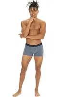 Erkek Pamuklu 3'lü Boxer Siyah Antrasit Baskılı Us. POLO Assn. 80542 Görsel görsel 12