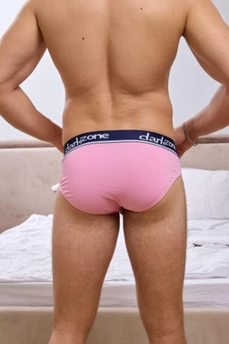 Erkek Pembe Pamuklu Lastikli Slip Külot Darkzone DZ-1103-11-S - Alternatif Görünüm