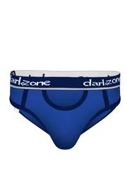 Darkzone Erkek Saks Mavi Önü Açık Slip Külot Darkzone DZ-1102-05-S