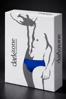 Erkek Saks Mavi Pamuklu Klasik Slip Külot Darkzone DZ-1104-05-S Görsel görsel 6