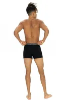 Erkek Siyah - Lacivert - Gri Melanj 3'lü Boxer Us. POLO Assn. 80543 Görsel görsel 6