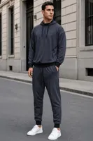 Erkek T-Shirt Pantolon Takımı Antrasit Doreanse 4638 Görsel